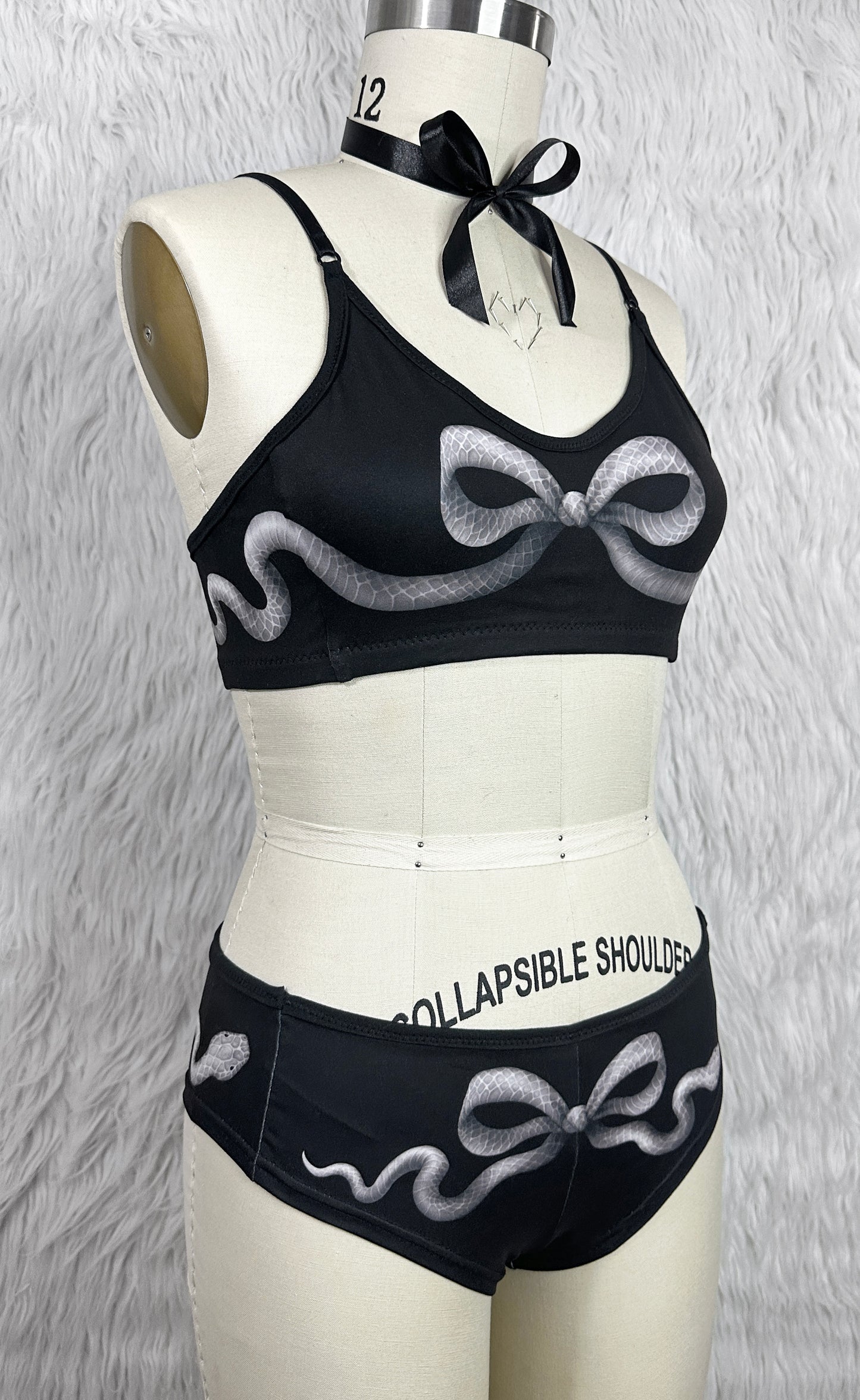 Snakeskin Bow Bralette