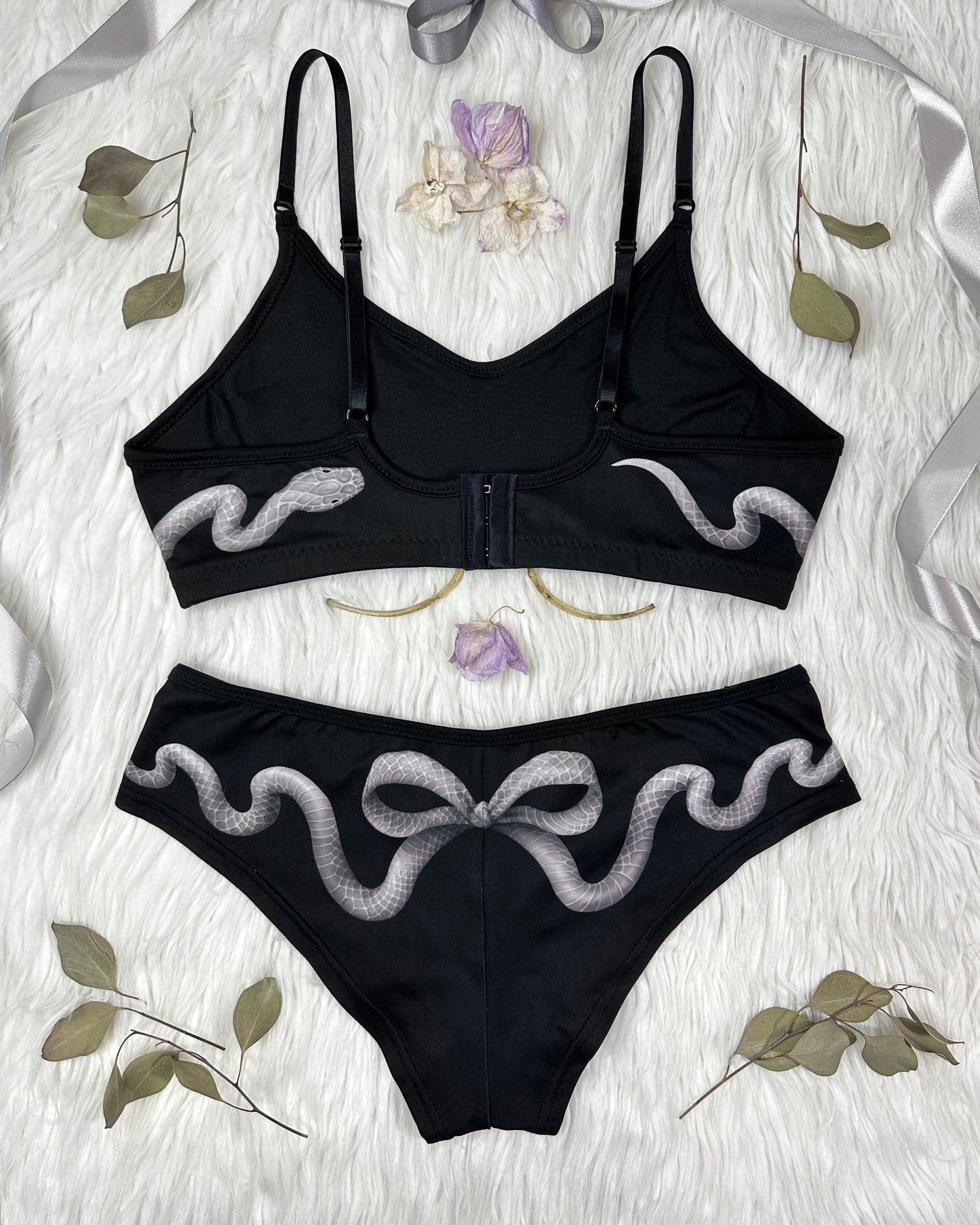 Snakeskin Bow Bralette