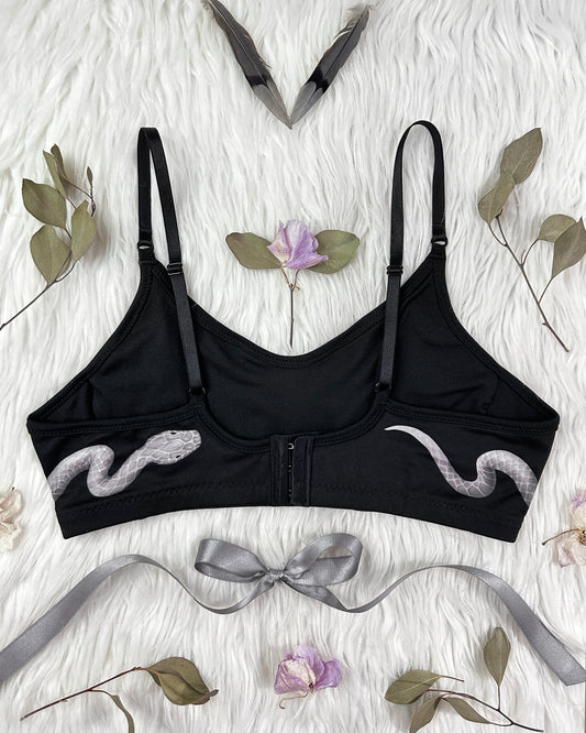Snakeskin Bow Bralette