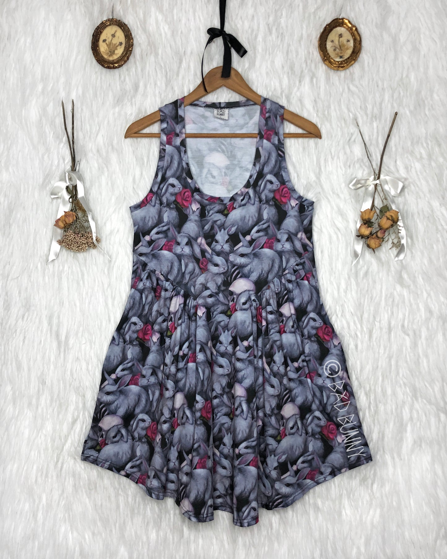 BB Doll Dress - Danger Bunny - MTO