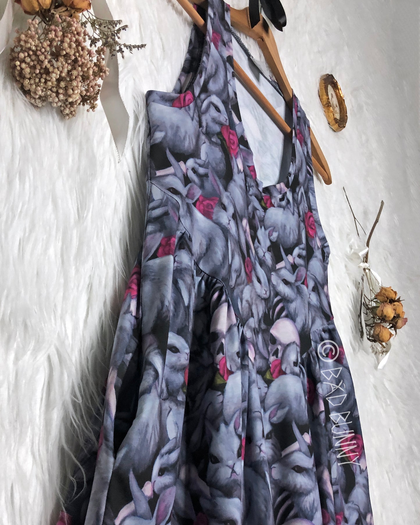 BB Doll Dress - Danger Bunny - MTO