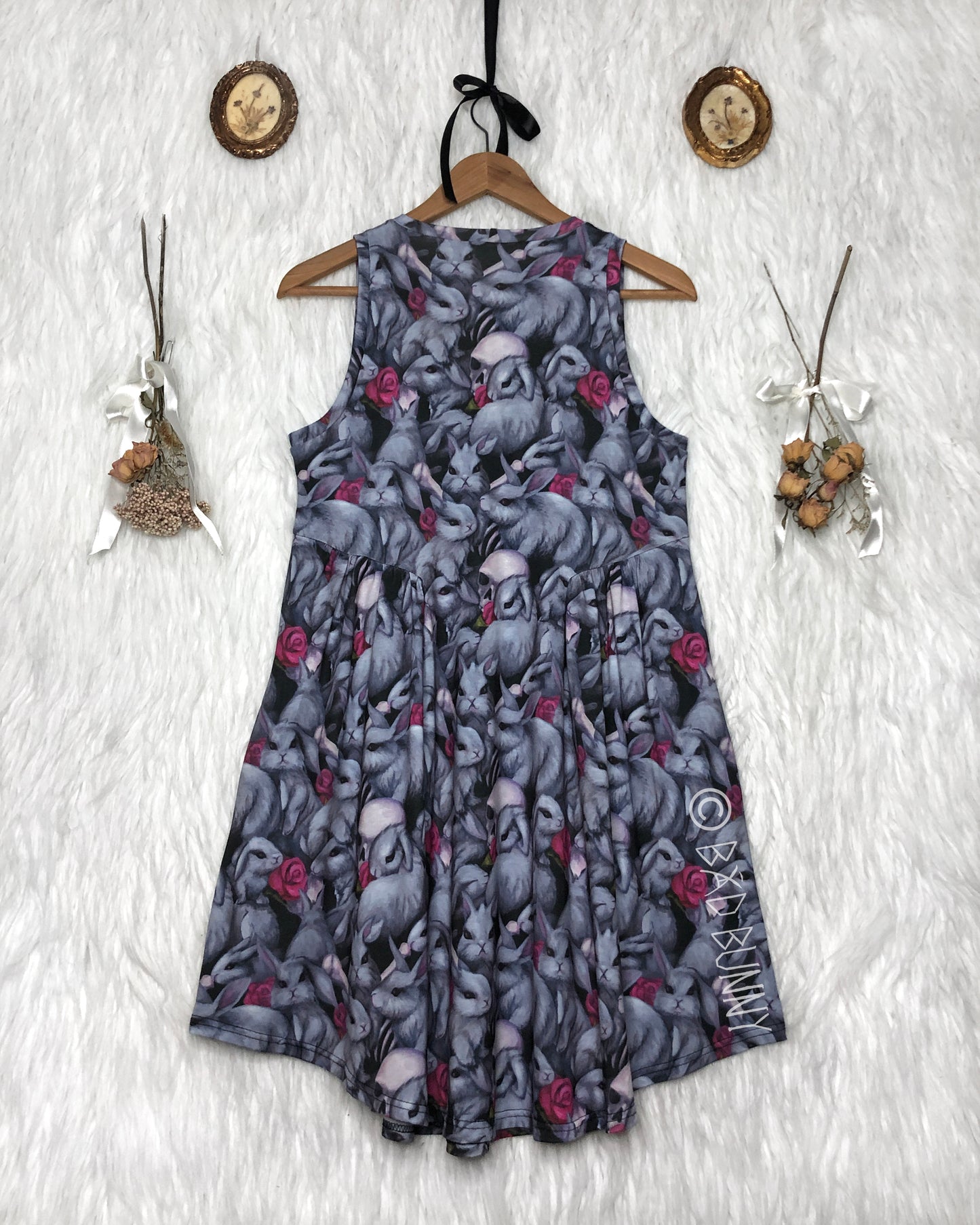 BB Doll Dress - Danger Bunny - MTO