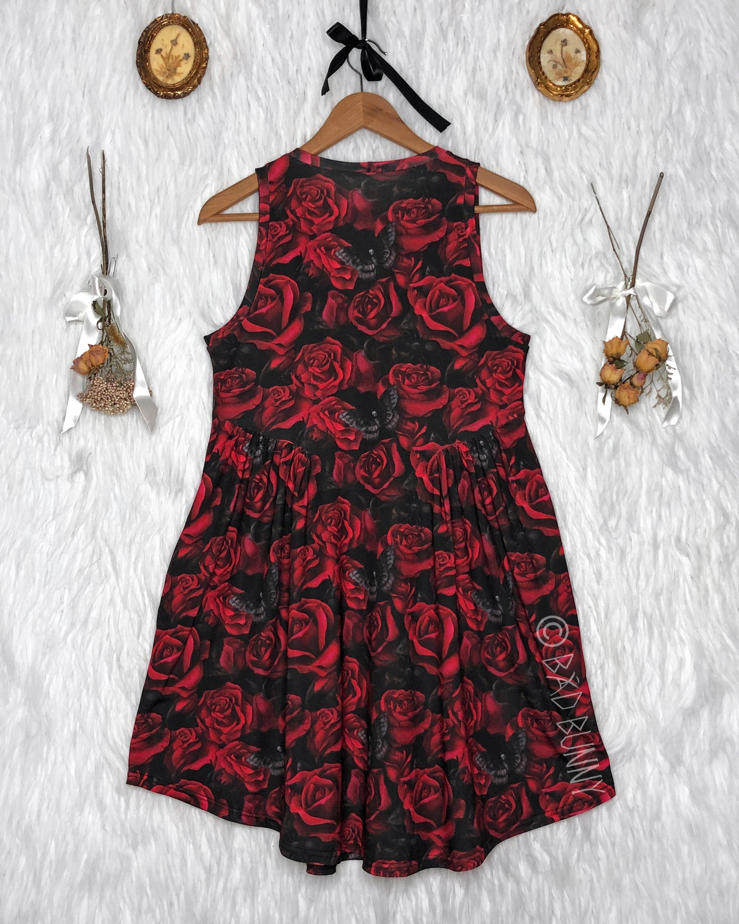 BB Doll Dress - Bugs & Roses - MTO