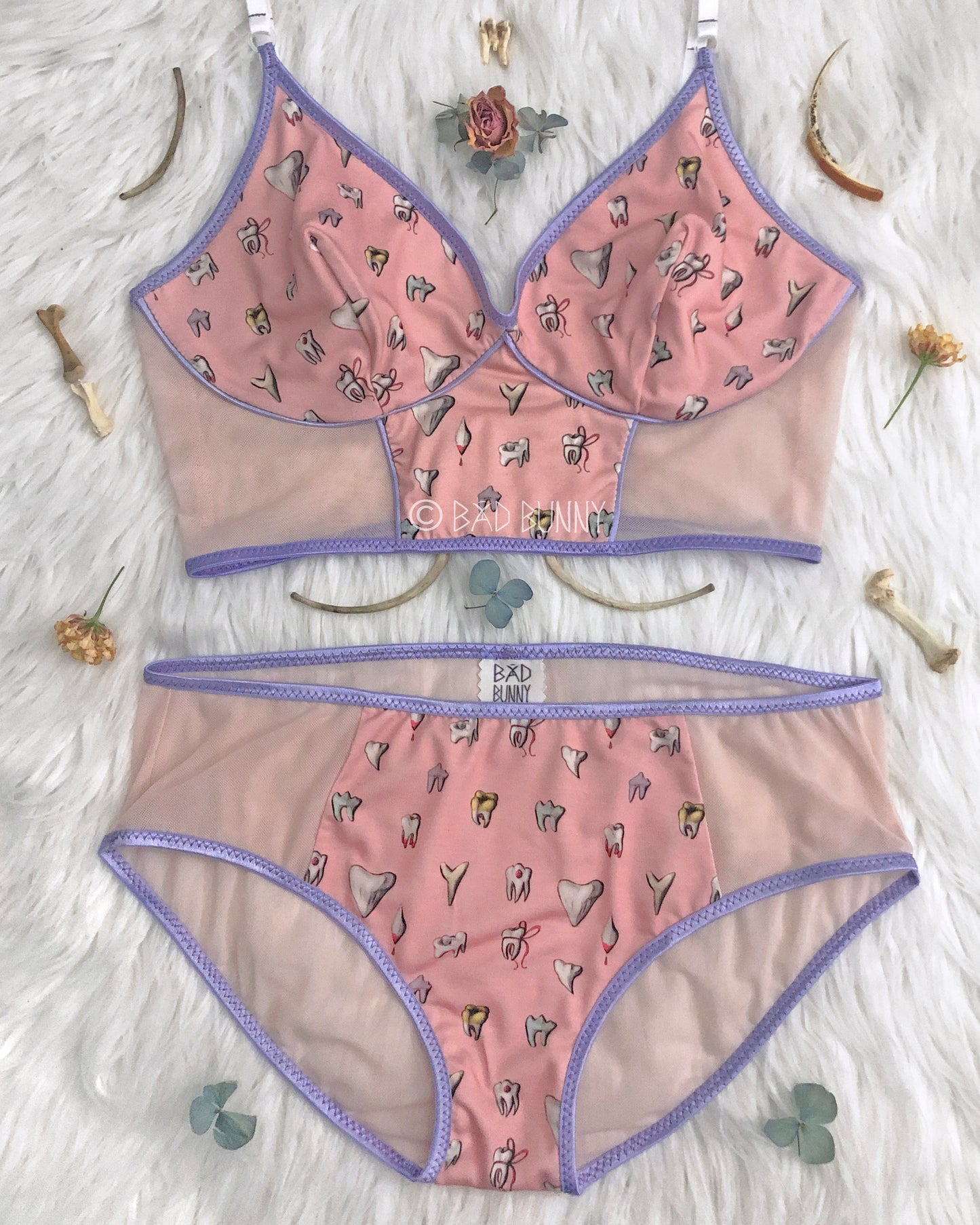 Bra - Pink Teeth - MTO