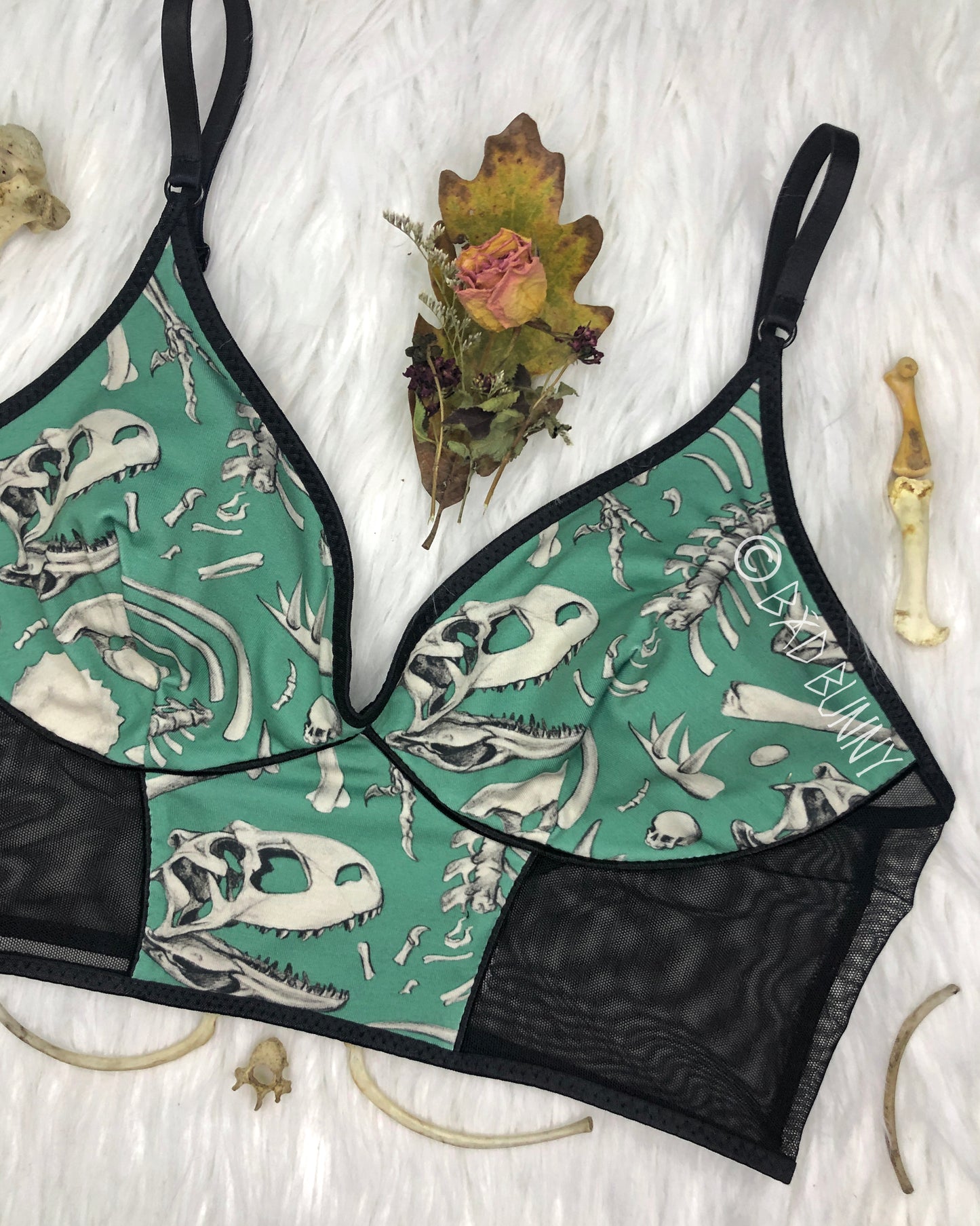 Bra - Sage Dino Bones - MTO