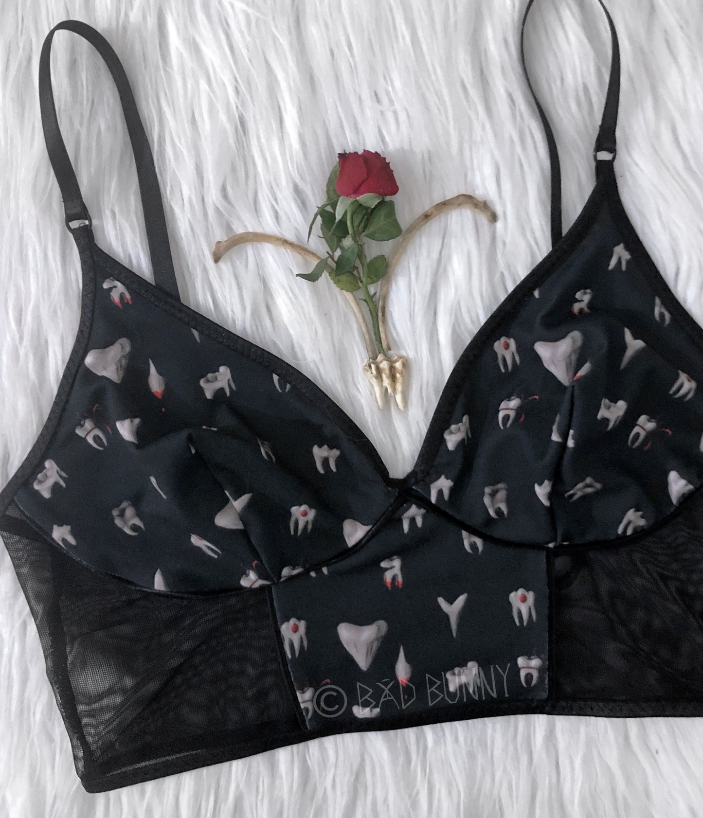 Bra - Black Teeth - MTO