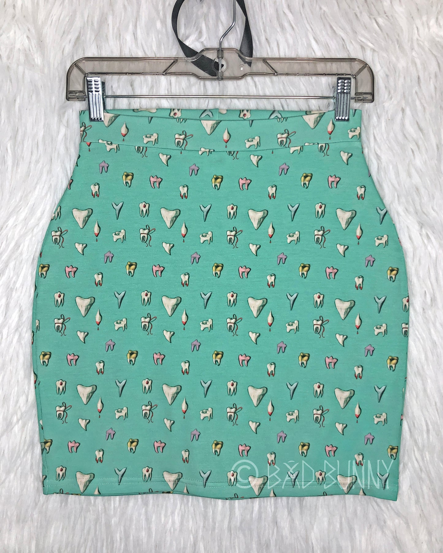 Miniskirt - Spearmint Teeth - MTO