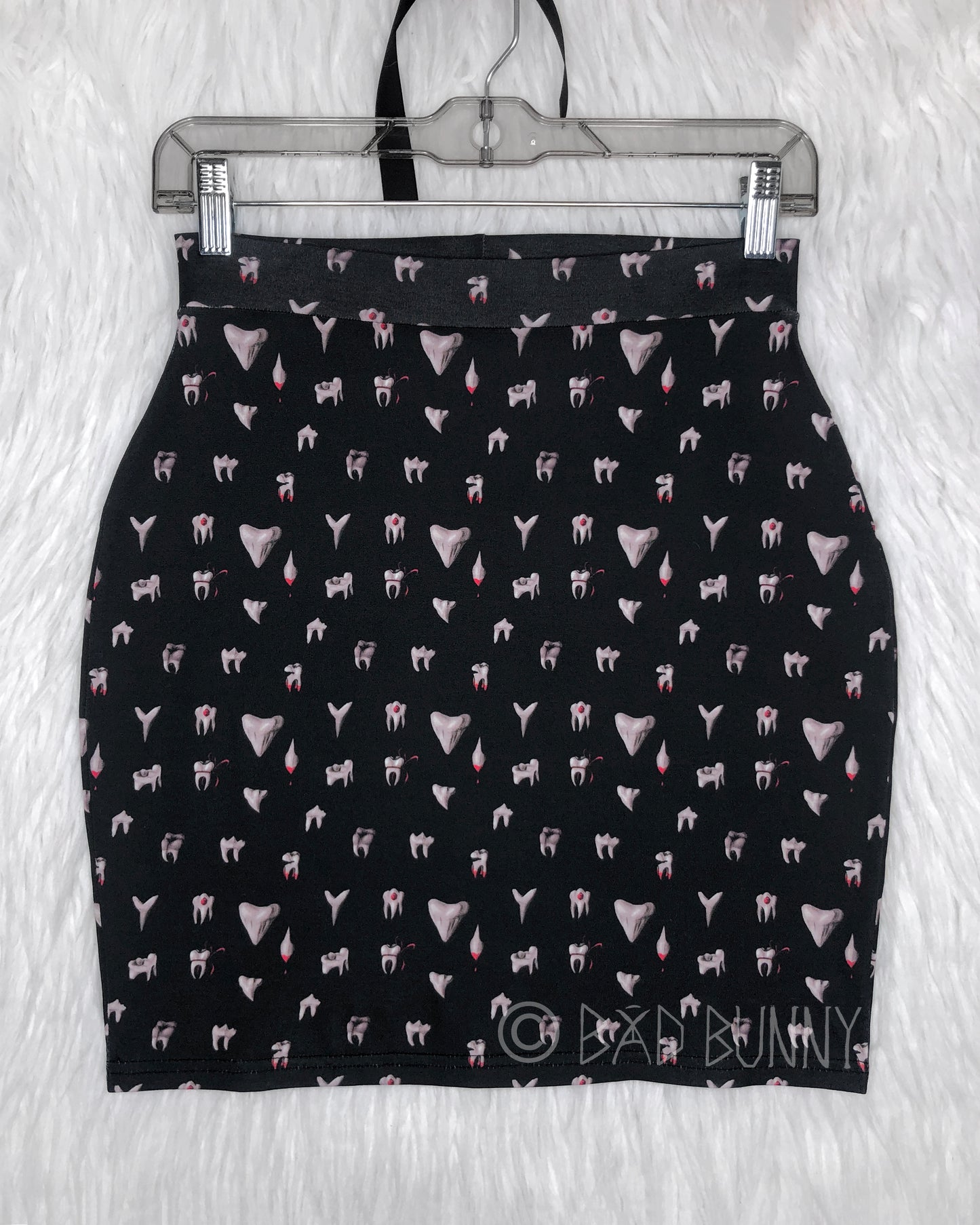 Miniskirt - Black Teeth - MTO