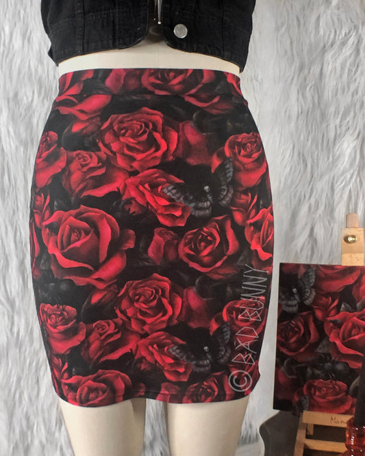 Miniskirt - Bugs & Roses - Ready to Ship