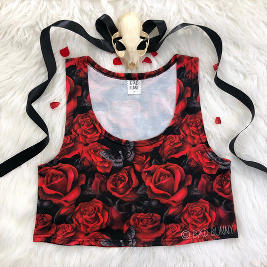 Crop Top - Bugs & Roses - MTO
