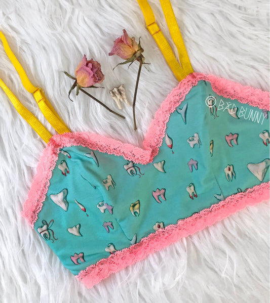 Bralette - Spearmint Teeth - MTO