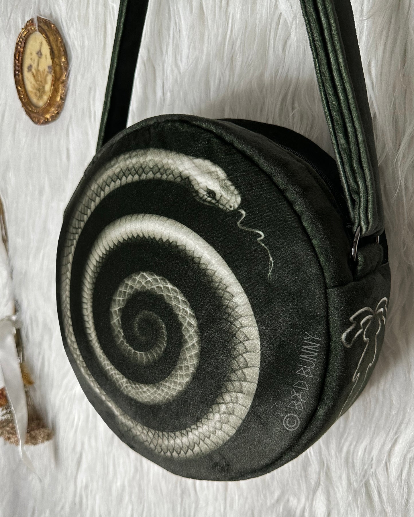 Spiral Snake Circle Bag