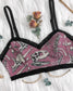 Bralette - Pink Dino Bone - MTO