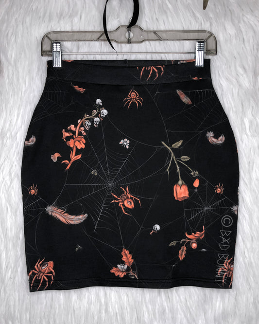 Miniskirt - Black Webs - MTO