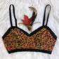 Bralette - Orange Leopard Kitty - MTO